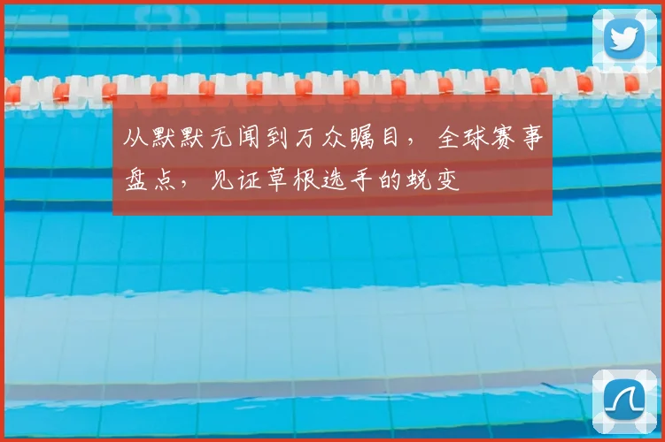 从默默无闻到万众瞩目，全球赛事盘点，见证草根选手的蜕变