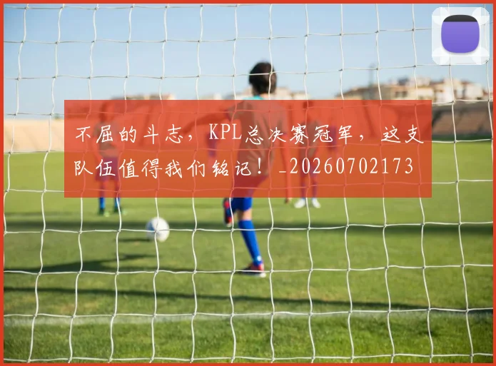 不屈的斗志，KPL总决赛冠军，这支队伍值得我们铭记！_20260702173431