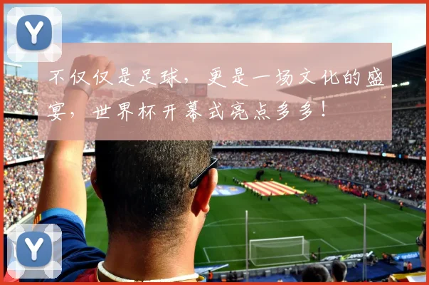 不仅仅是足球,更是一场文化的盛宴,世界杯开幕式亮点多多!
